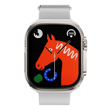 Hoco AS101 - Curea iWatch, Compatibil cu 42/44/45/49mm, Milanese, Metall, Argintiu - Img 3