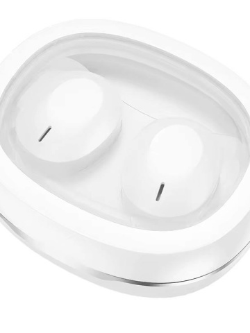 Hoco EQ3 - Casti Wireless, Bluetooth 5.3, Baterie 150mAh, 150h StandBy, Smart True, Alb - Img 3