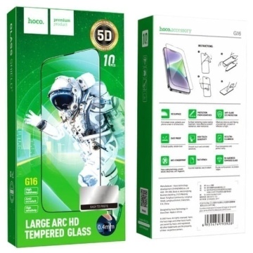 Hoco G16 - Folie protectie clear pentru APPLE iPhone 12 Pro / 12 - Glass Large Arc, [10 buc] - Img 1