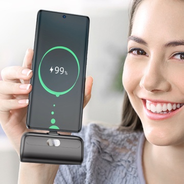 Hoco J116 - Baterie Externa, PowerBank, afisaj digital, conector Lightning, Compact Size, 5000mAh, 5V/2A, Negru - Img 5