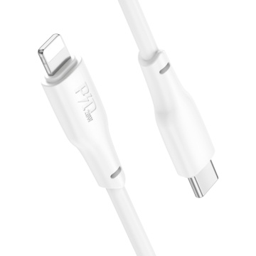 Hoco X93 - Cablu Date si Incarcare, Type-C, PD60W, QC3.0, 1m, Alb - Img 4