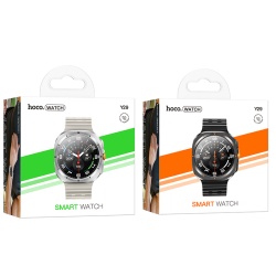 Hoco Y29 – Ceas SmartWatch Sport, BT 5.3, Apel, GPS, Silver - Img 3