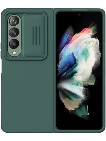 Husa Nillkin,Galaxy Z Fold 4, CamShield Silky, TPU, Verde - Img 3
