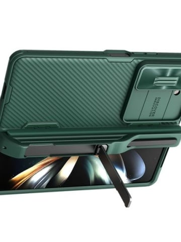 Husa Nillkin, Galaxy Z Fold 5, CamShield Pro, TPU, Verde - Img 3