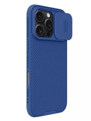 Husa Nillkin, iPhone 16 Pro, CamShield Pro, TPU, Albastru - Img 3
