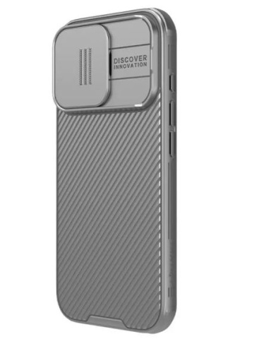 Husa Nillkin, iPhone 16 Pro Max, CamShield Pro, TPU, Gri - Img 3
