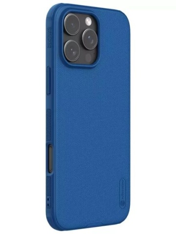 Husa Nillkin, iPhone 16 Pro Max, CFrosted Series, PVC, Albastru - Img 2