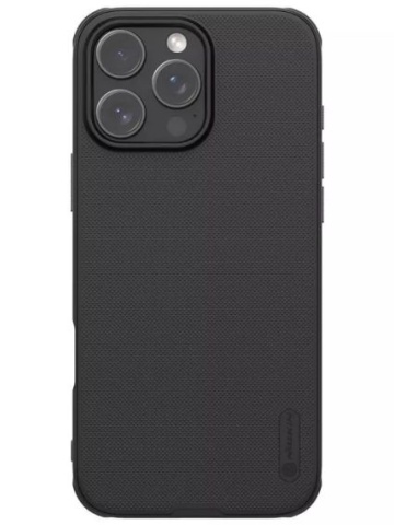 Husa Nillkin, iPhone 16 Pro Max, Frosted Series, PVC, Negru - Img 1