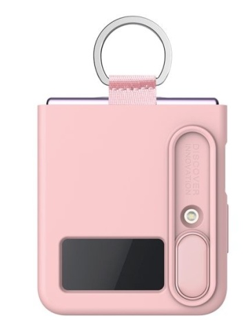 Husa Nillkin, SA Galaxy Z Flip 4, CamShield Silky, TPU, Roz - Img 3
