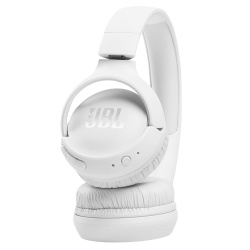 JBL Tune 510BT – Casti wireless headphones On-ear Bluetooth 5.0, Pure Bass Sound, microfon, pliabile, alb - Img 4
