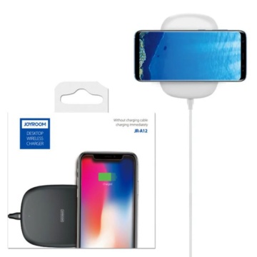 Joyroom JR-A12 - Incarcator Wireless, 5W, Qi Charging, Universa, Alb - Img 1