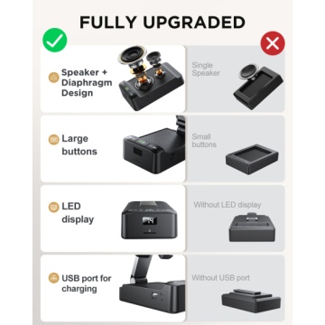 Joyroom JR-MH01 - Statie MultiFunction 3 in 1, Incarcare, Boxa portabila si suport Stand, Birou, Negru - Img 2