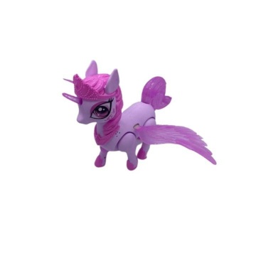 Jucarie interactiva, Dream Unicorn, lumini, muzica si picioare mobile, Roz - Img 2