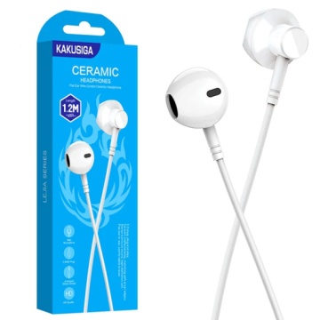 Kaku KSC-578 - Casti cu Fir, In Ear, 3.5mm, 1.2m, Mic & Volume Key, HiFi, Alb - Img 2