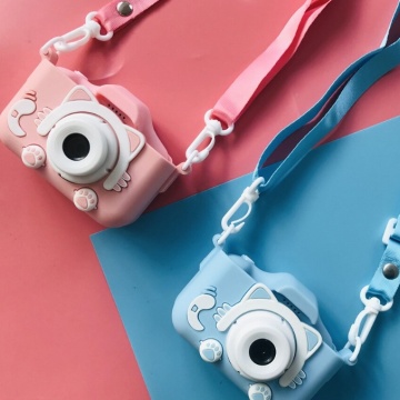 OEM KidsCam 2.0 - Camera Foto/Video copii 2 inch, HD dual lens, silicon albastru, - Img 6