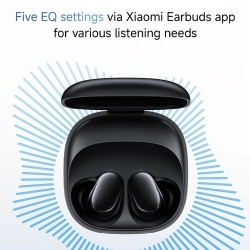 Xiaomi Redmi Buds 6 Play – Casti wireless intraauriculare (Earbuds) wireless TWS Bluetooth 5.4 cu reducere zgomot, negru - Img 2