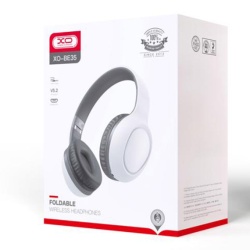 XO BE35 – Casti wireless Over Ear Bluetooth 5.2 Gaming Elegant, alb - Img 1