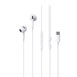 XO EP78 – Casti cu fir In Ear USB-C 1.2m, digital, alb - Img 2
