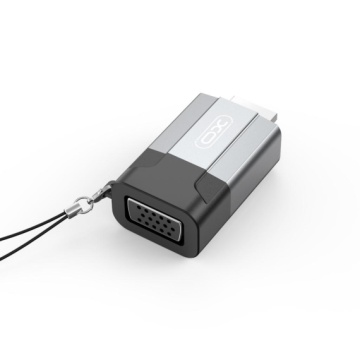 XO GB014 - Adaptor Audio si Video, HDMI la VGA, 1080p, Gri - Img 4