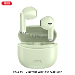 XO X33 – Casti wireless Ear Buds TWS BT 5.3, 250mAh, verde - Img 1