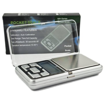 Cantar de precizie de buzunar, Ideal pentru bijuterii, Display iluminat, 0,01-200 g, Argintiu - Img 4