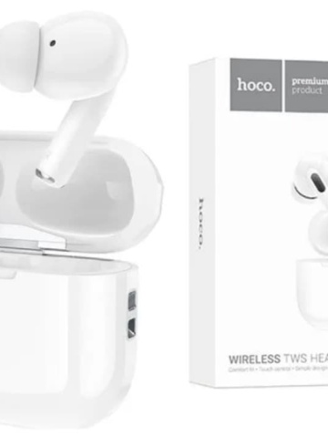 Hoco EW59 - Casti Wireless, Ear Buds, BBluetooth 5.3, 150h StandBy, 300mAh, Alb - Img 2