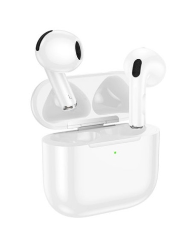 Hoco EW64 - Casti Wireless, Ear Buds, Bluetooth 5.3, Baterie 300mAh, 180h, Slide Tuning, Alb - Img 4