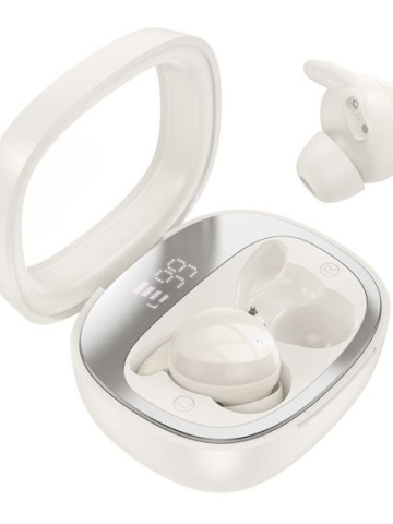 Hoco EW65- Casti Wireless, Ear Buds, Bluetooth 5.3, 180h StandBy, Noise Cancelling, 500mAh, Alb - Img 3