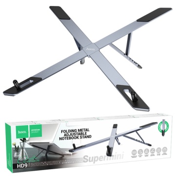 Hoco HD9 - Suport Birou, Stand, Light, Folding, Metal-Gri - Img 1