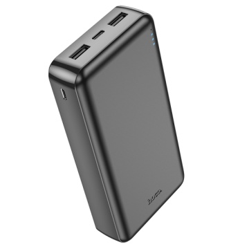 Hoco J100A - Baterie externa 20000mAh, 2xUSB-A, , Negru - Img 2