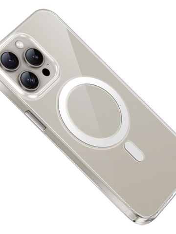 Husa Hoco AS4 - iPhone 15 Pro, MagSafe, Antidrop, Transparenta - Img 2