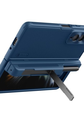 Husa Nillkin, Galaxy Z Fold 4, Frosted Series, PVC, Albastru - Img 2