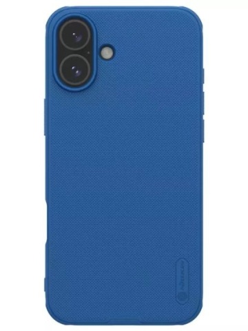 Husa Nillkin, iPhone 16, Frosted Series, PVC, Albastru - Img 1