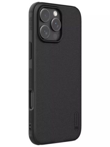 Husa Nillkin, iPhone 16 Pro, Frosted Series, PVC, Negru - Img 2