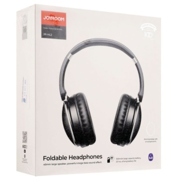 Joyroom JR-HL2 - Casti Wireless, Over Ear, Bluetooth 5.0, StandBy, Negru - Img 2