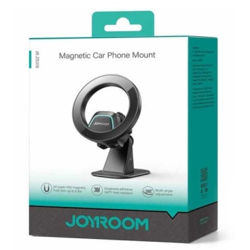 Joyroom JR-ZS376 - Suport Auto, Magnetic, montaj Bord, MultiAngle, Metallic, Negru - Img 2