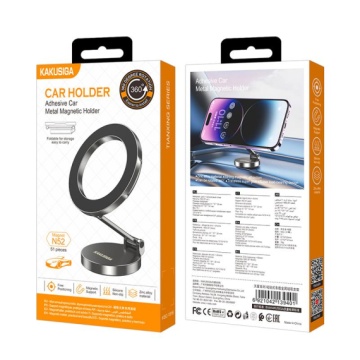 Kaku KSC-1516 - Suport Auto, montaj Bord, Magnetic, MagSafe, Circle, Negru - Img 1
