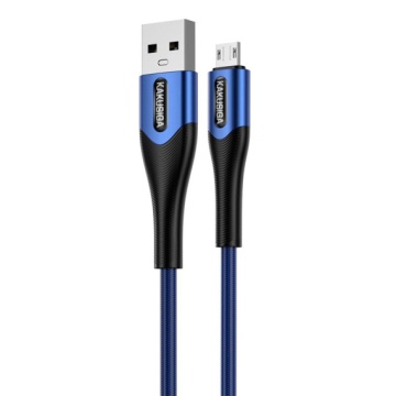 Kaku KSC-724 - Cablu Date si Incarcare, USB la Lightning, 18W, 2.4A, 1.2m, Albastru - Img 2
