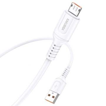 Kaku KSC-805 - Cablu Date si Incarcare, USB la MicroUSB, 18W, 2.4A, 1m, Alb - Img 3