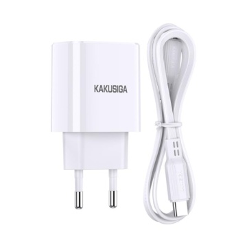Kaku KSC-925 - Incarcator Retea + Cablu Lightning, 1m, PD20W, 1xUSB-C, 1xUSB-A, Alb - Img 2