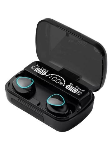 M10 -Casti Wireless, Bluetooth V5.1, Touch, Display Digital, 2000mAh, Negru - Img 1