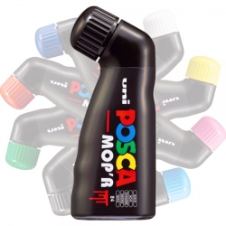 M1424 - Marker UNI Posca mop'r pcm22, varf rotund buretat, 3.0-19.0mm, negru - Img 2