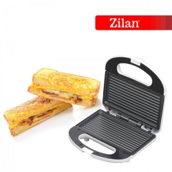 Sandwich Maker Floria ZLN0830 – 750W, alb, placi grill antiaderente, indicator luminos, protectie supraincalzire - Img 3