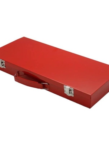 Set 24 chei Pexor Profesional Calitative, Valiza fier inclusa, Rosu - Img 3