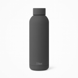 Sticla sport termos ZILAN, 500ml, inox, pereti dublii, mentine 24h rece / 12h cald, ZLN9841, gri - Img 1