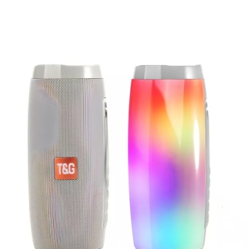 TG317 - Boxa Portabila Bluetooth Radio Lumini MP3 TF/USB-A, Alb - Img 1