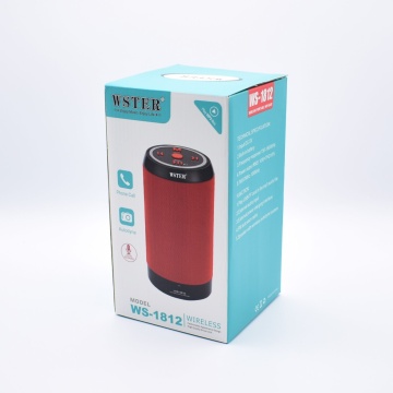 WS1812 -Boxa Portabila Radio MP3 TF/USB-A, Bluetooth, Rosu - Img 1