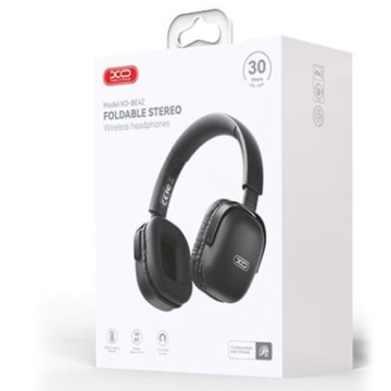 XO BE42 - Casti Wireless, On Ear, Bluetooth 5.3, 300mAh, Negru - Img 1