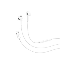 XO EP78 – Casti cu fir In Ear USB-C 1.2m, digital, alb - Img 3
