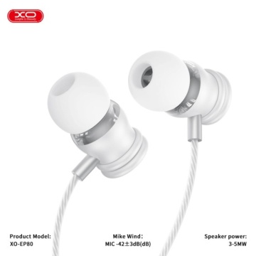 XO EP80 - Casti cu Fir, In Ear, Type-C, 1.2m cablu, Digital, Alb - Img 2